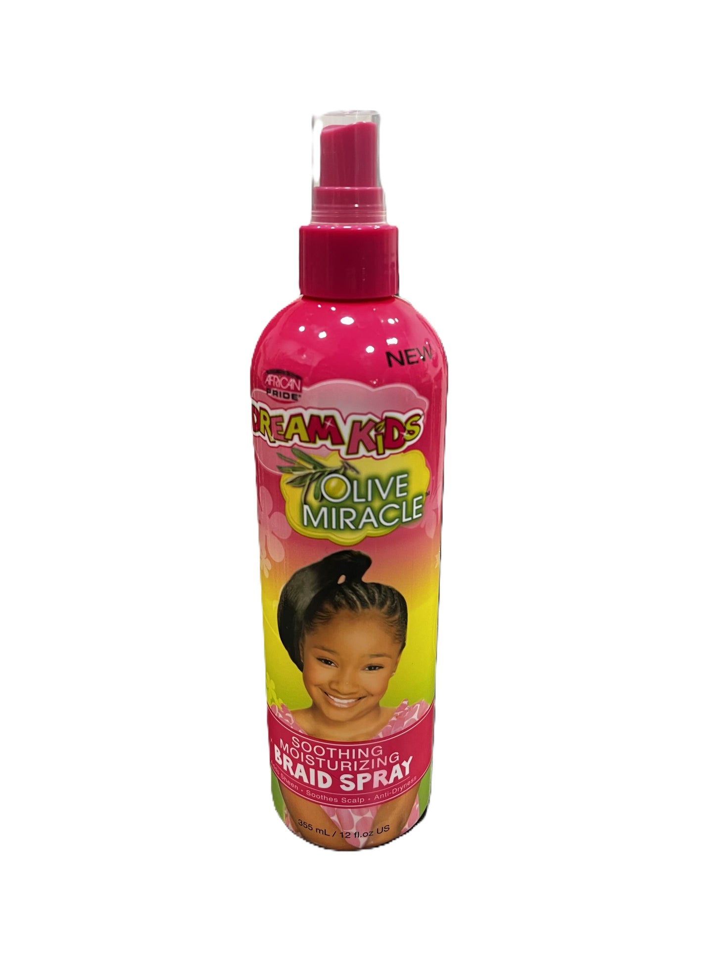 African Pride Dream Kids Olive Miracle Soothing Moisturizing Braid Spray